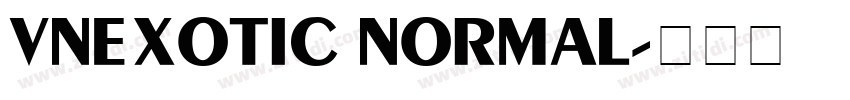 VnExotic Normal字体转换